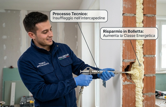 Italgroup tecnico insufflaggio interno